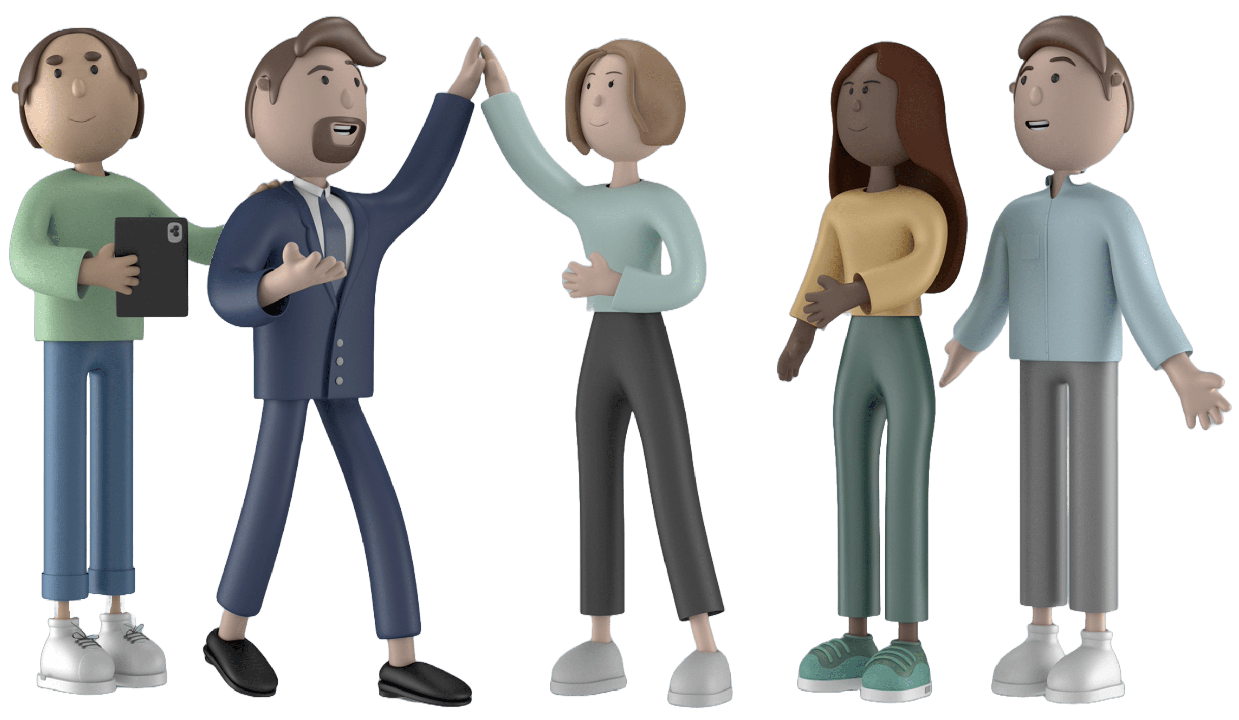 About us illustration showing business growth concept